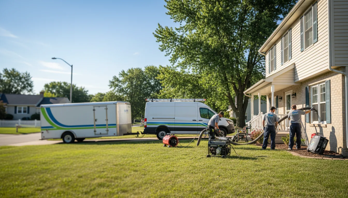 Flooded Basement Restoration And Cleanup With Repair in Orwell, OH near me